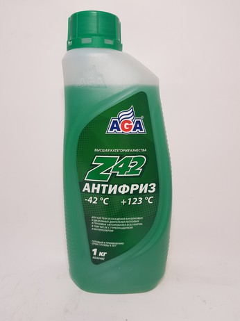 АНТИФРИЗ AGA048Z ЗЕЛЕНЫЙ 1КГ (Москва)