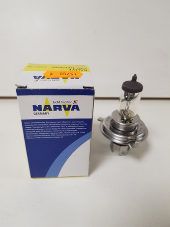 ЛАМПА ГАЛ H4 100/90 P43T 12V 48901 (NARVA)