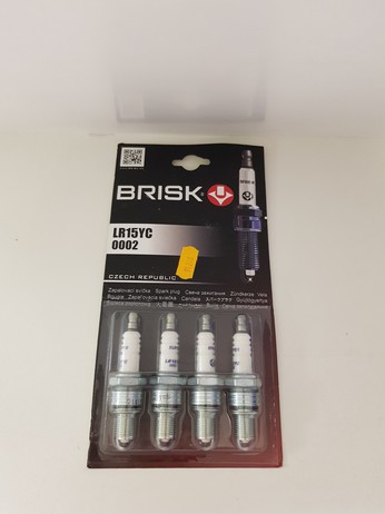 ВАЗ-2108 СВЕЧИ ЗАЖИГАНИЯ BRISK LR15YC 4ШТ (Чехия)