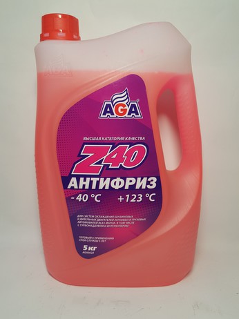 АНТИФРИЗ AGA002Z КРАСНЫЙ 5КГ (Москва)