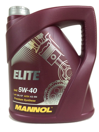 МАСЛО ELITE HIGH TECH 5W40 4Л СИНТЕТИК (Mannol/Германия)