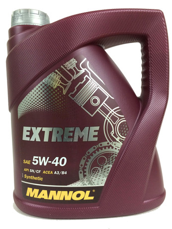 МАСЛО EXTREME 5W40 4Л СИНТ (Mannol/Германия)