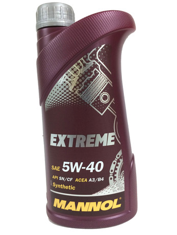 МАСЛО EXTREME 5W40 1Л СИНТ (Mannol/Германия)