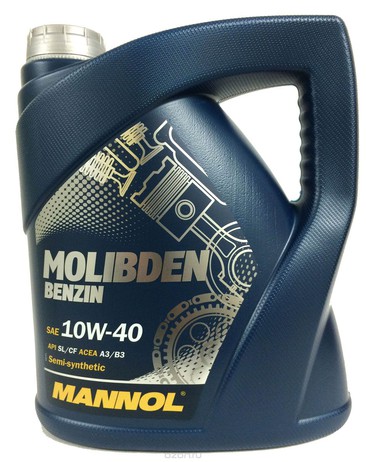 МАСЛО MOLIBDEN 10W40 4Л П/СИНТ (Mannol/Германия)