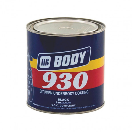 BODY МАСТИКА АНТИКОР 930 ЧЕРНАЯ 1КГ (Греция)