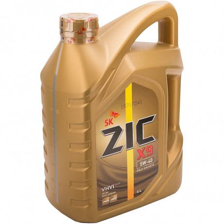 МАСЛО 5W40 X9 A3/B4 4Л СИНТЕТИК (ZIC)