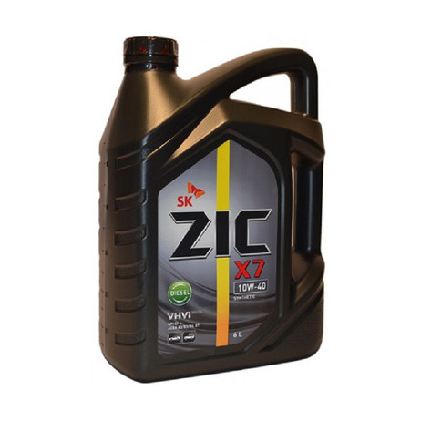 МАСЛО DIESEL X7 A3/B4 10W40 6Л СИНТЕТИК (ZIC)
