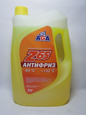 АНТИФРИЗ AGA043Z ЖЕЛТЫЙ 5КГ (Москва)