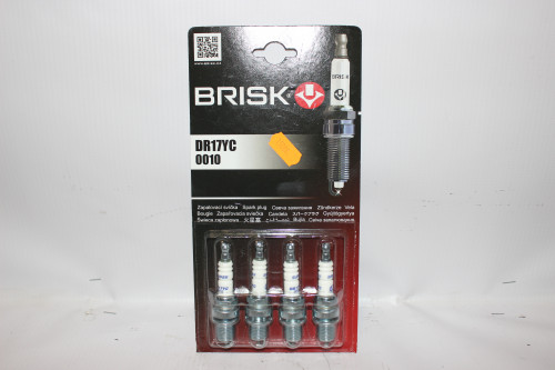 ГАЗ СВЕЧИ ЗАЖИГАНИЯ ЕВРО-3 BRISK DR17YC 4ШТ (Чехия)