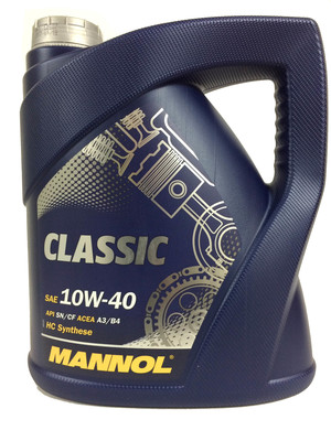 МАСЛО CLASSIC 10W40 4Л П/СИНТ (Mannol/Германия)