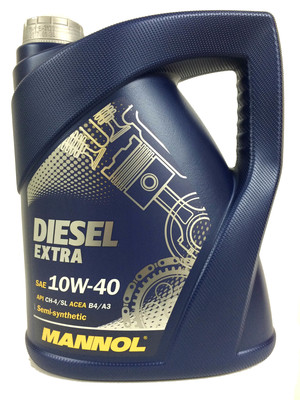 МАСЛО DIESEL EХTRA 10W40 5Л П/СИНТ (Mannol/Германия)