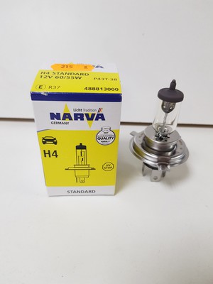 ЛАМПА ГАЛ H4 12V 60/55 P43T 48881 (NARVA)