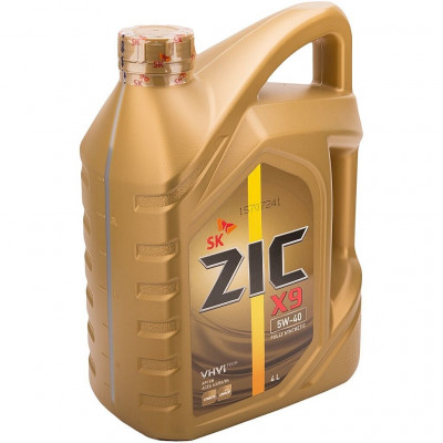 МАСЛО 5W40 X9 A3/B4 4Л СИНТЕТИК (ZIC)