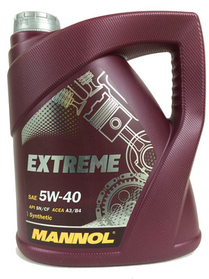 МАСЛО EXTREME 5W40 4Л СИНТ (Mannol/Германия)