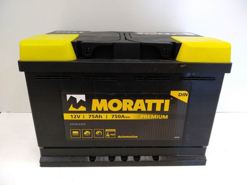 АКБ 75АЧ ЗАЛИТ ЗАРЯЖ (MORATTI)