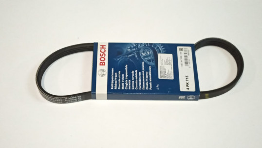 Renault Logan РЕМЕНЬ ГЕНЕРАТОРА (4PK715) 1987947888 (8200211651) (Bosch)
