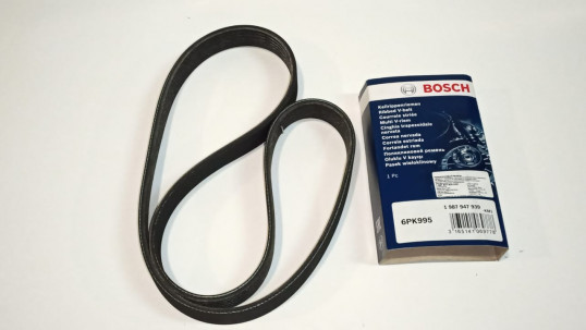 Лада-Гранта РЕМЕНЬ ГЕНЕРАТОРА С КОНД. (6PK995) 1987947939 (Bosch)