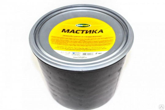 МАСТИКА РЕЗИНОБИТУМНАЯ 2КГ (Москва)