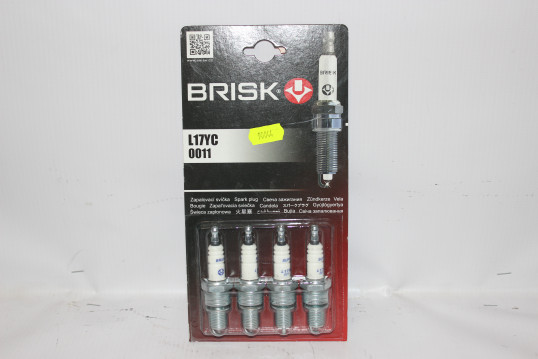 ГАЗ СВЕЧИ ЗАЖИГАНИЯ SUPER BRISK L17YC 406ДВ 4ШТ (Чехия)