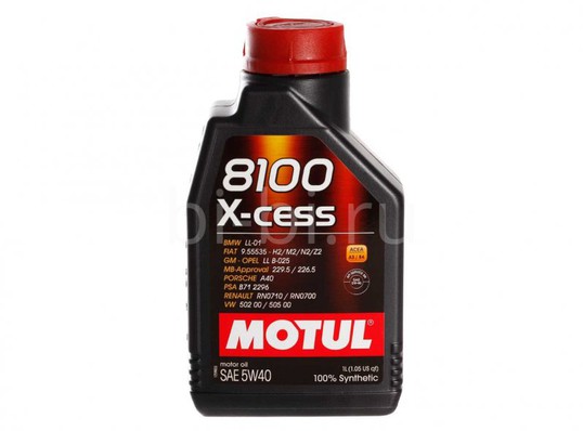 МАСЛО МОТОРНОЕ 8100 X-CESS A3/B4 5W40 1Л (Motul)
