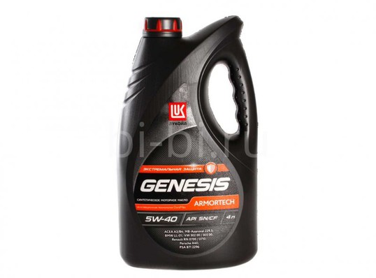 МАСЛО GENESIS ARMORTECH A3B4/EU 5W40 4Л СИНТЕТИК (Лукойл)
